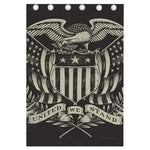 United We Stand American Flag Print Curtain