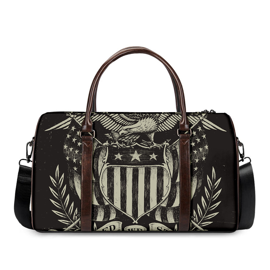 United We Stand American Flag Print Duffle Bag