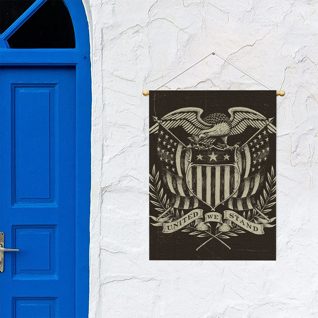 United We Stand American Flag Print Garden Flag