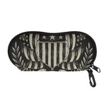 United We Stand American Flag Print Glasses Case