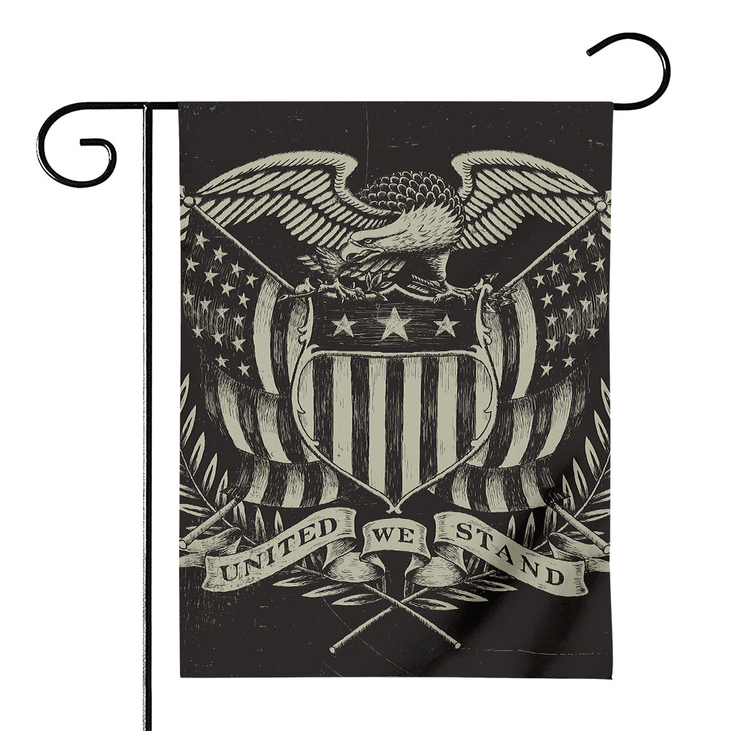 United We Stand American Flag Print House Flag