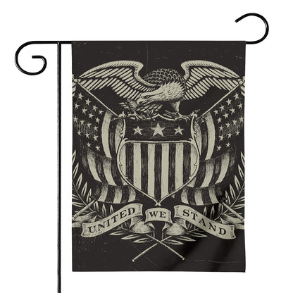 United We Stand American Flag Print House Flag