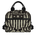 United We Stand American Flag Print Insulated Lunch Bag