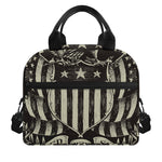 United We Stand American Flag Print Insulated Lunch Bag