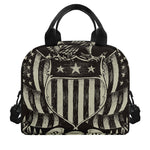 United We Stand American Flag Print Insulated Lunch Bag