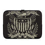 United We Stand American Flag Print Laptop Sleeve