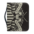 United We Stand American Flag Print Leather Bible Cover