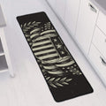 United We Stand American Flag Print Long Kitchen Mat