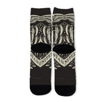 United We Stand American Flag Print Long Socks