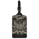 United We Stand American Flag Print Luggage Tag