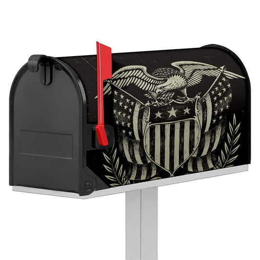United We Stand American Flag Print Mailbox Cover