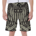 United We Stand American Flag Print Men's Beach Shorts