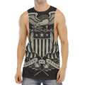 United We Stand American Flag Print Men's Muscle Tank Top