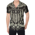 United We Stand American Flag Print Men's Shirt