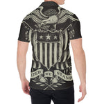 United We Stand American Flag Print Men's Shirt