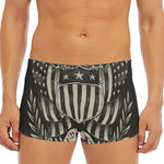 United We Stand American Flag Print Men's Short Boxer Briefs