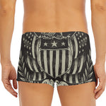 United We Stand American Flag Print Men's Short Boxer Briefs