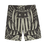 United We Stand American Flag Print Men's Sports Shorts