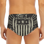United We Stand American Flag Print Men's Triangle Swim Briefs
