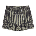 United We Stand American Flag Print Mesh Shorts