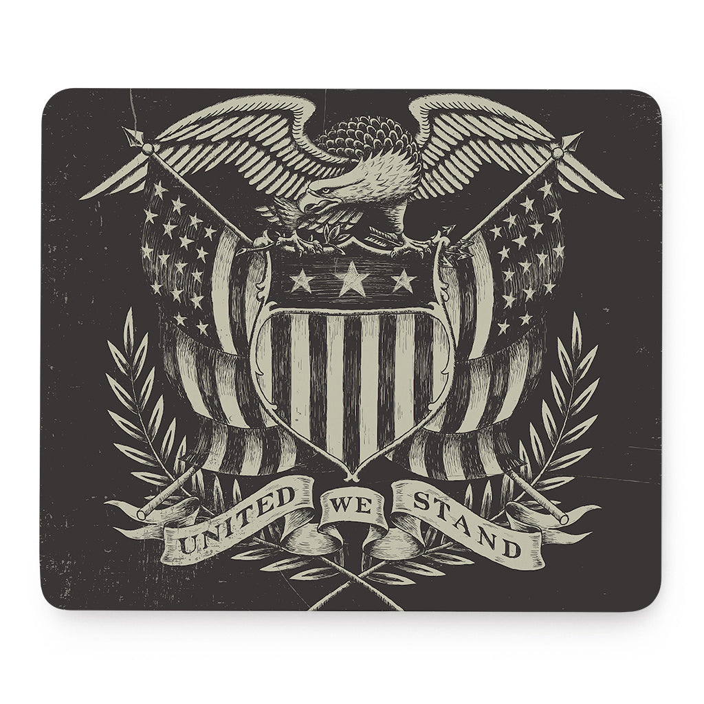 United We Stand American Flag Print Mouse Pad