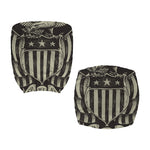 United We Stand American Flag Print Office Chair Cover
