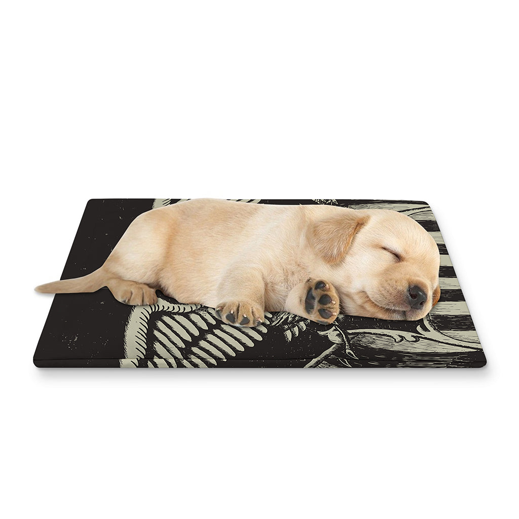 United We Stand American Flag Print Pet Cooling Mat Cover