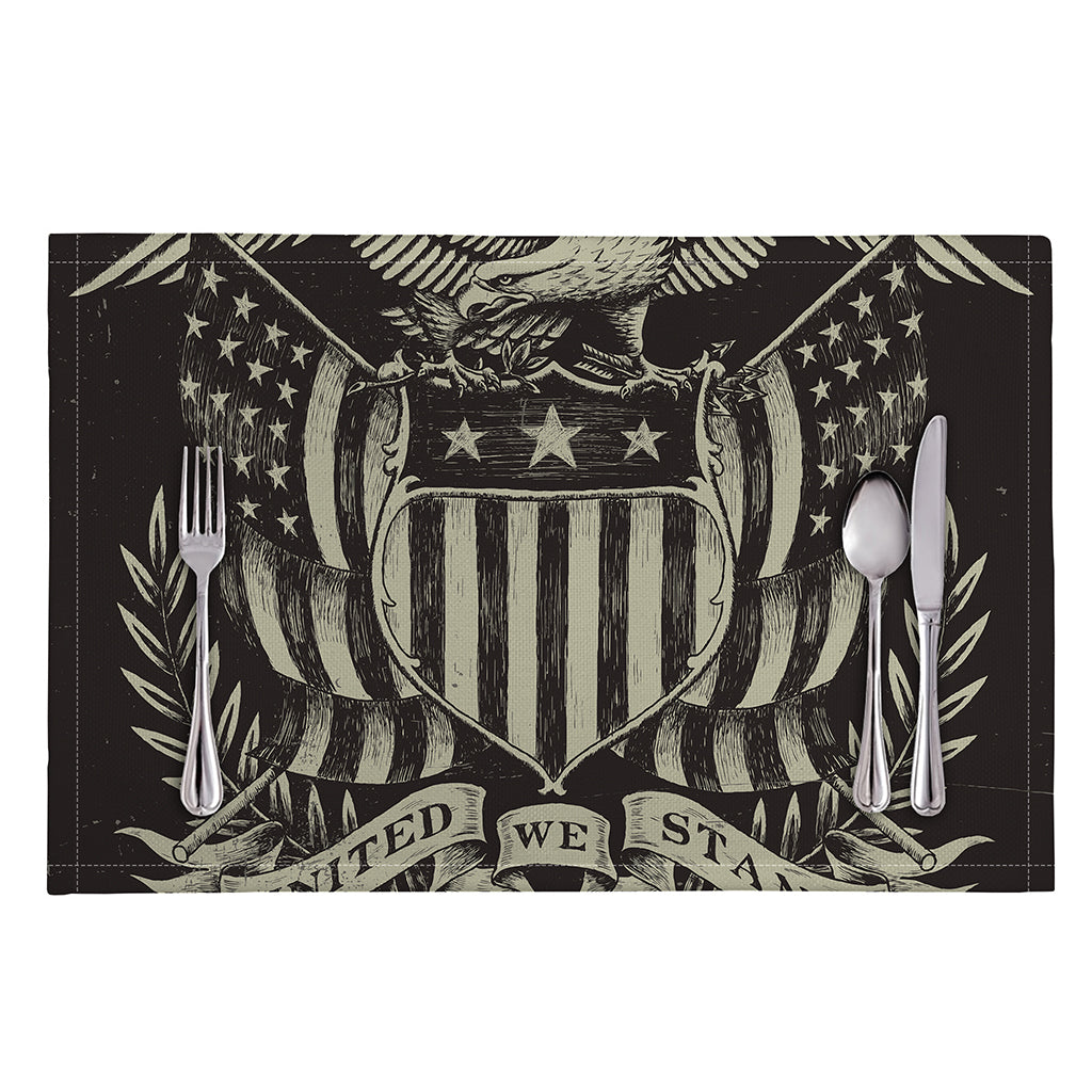 United We Stand American Flag Print Placemat