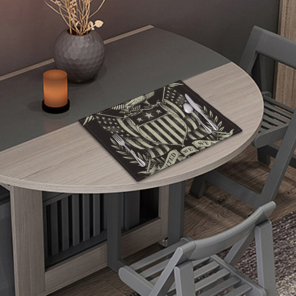 United We Stand American Flag Print Placemat