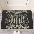 United We Stand American Flag Print Rubber Doormat