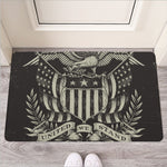 United We Stand American Flag Print Rubber Doormat