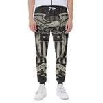 United We Stand American Flag Print Scuba Joggers