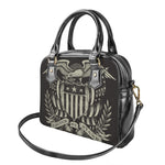 United We Stand American Flag Print Shoulder Handbag