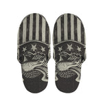 United We Stand American Flag Print Slippers