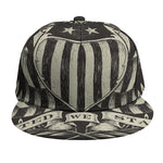 United We Stand American Flag Print Snapback Cap