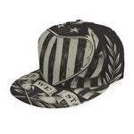 United We Stand American Flag Print Snapback Cap