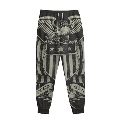 United We Stand American Flag Print Sweatpants