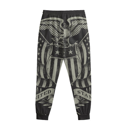 United We Stand American Flag Print Sweatpants