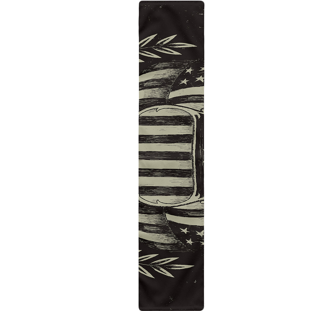 United We Stand American Flag Print Table Runner