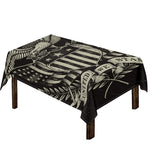 United We Stand American Flag Print Tablecloth