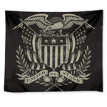 United We Stand American Flag Print Tapestry