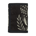 United We Stand American Flag Print Trifold Wallet