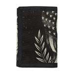 United We Stand American Flag Print Trifold Wallet