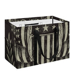 United We Stand American Flag Print Utility Tote Bag