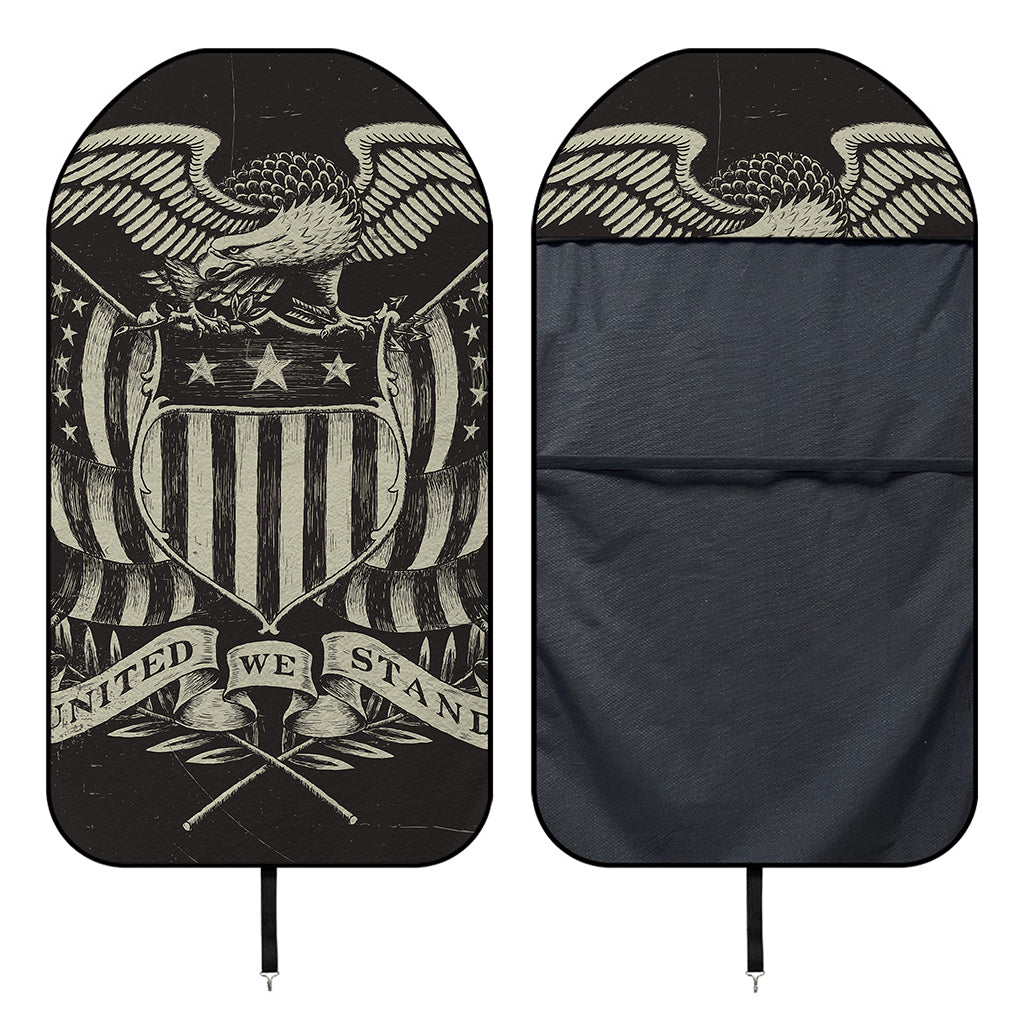 United We Stand American Flag Print Waterproof Car Seat Cover