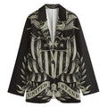 United We Stand American Flag Print Women's Blazer