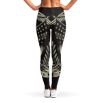 United We Stand American Flag Print Women's Leggings