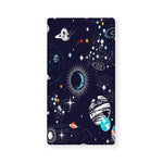 Universe Galaxy Outer Space Print Baby Crib Sheet