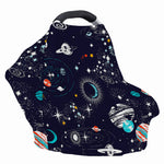 Universe Galaxy Outer Space Print Baby Seat Cover