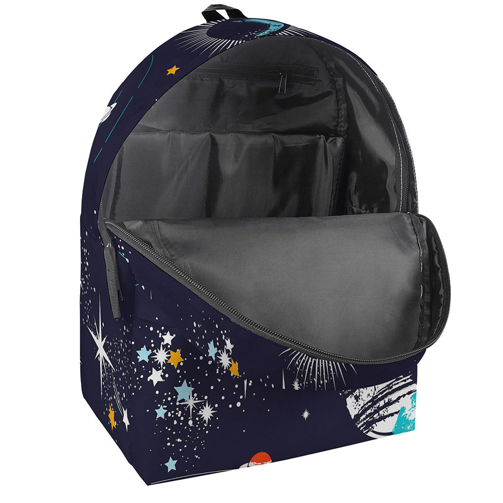 Universe Galaxy Outer Space Print Backpack